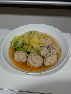 ♡白菜と肉団子のあっさり煮♡-レシピのメイン写真
