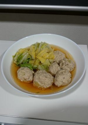 ♡白菜と肉団子のあっさり煮♡-レシピのメイン写真