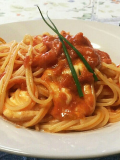 簡単速攻トマトパスタ-レシピのメイン写真