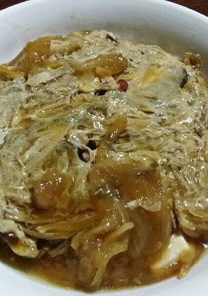 天津風親子あんかけ豆腐-レシピのメイン写真