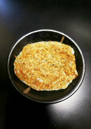 離乳食に！混ぜて焼くだけ！納豆山芋お焼き-レシピのメイン写真