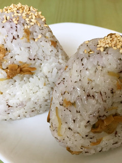☆あさり生姜煮 ゆかり 梅 おにぎり-レシピのメイン写真