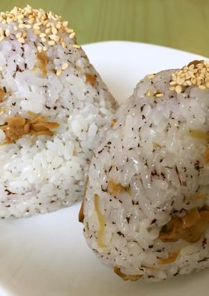 ☆あさり生姜煮 ゆかり 梅 おにぎり-レシピのメイン写真