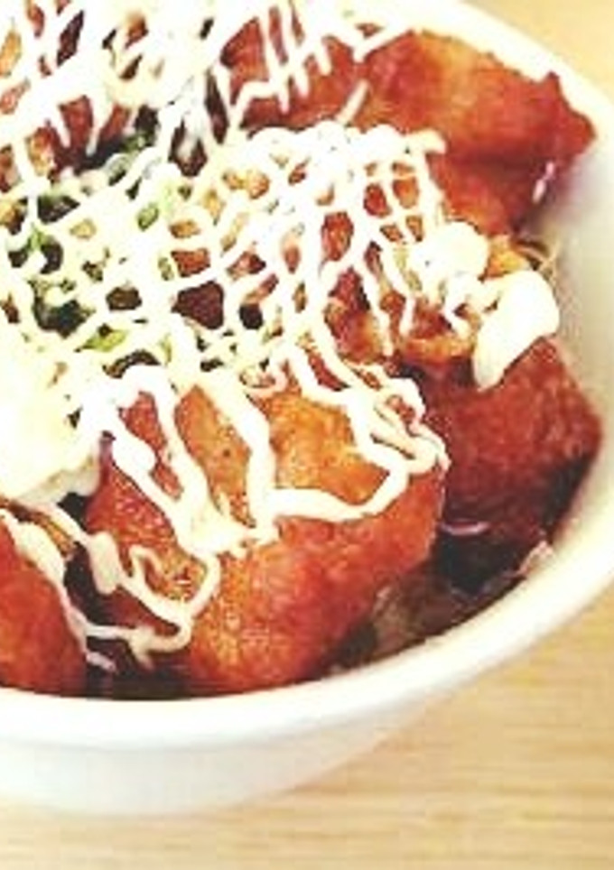 ほっかほっか弁の鶏マヨ丼！残りもので♪-レシピのメイン写真