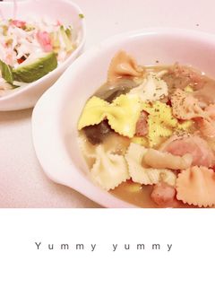 鶏肉ときのこのスープ-レシピのメイン写真