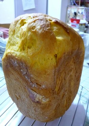 輝く黄金色のカボチャパン-レシピのメイン写真