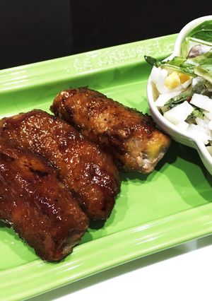 意外な美味しさ！りんごの豚肉巻き-レシピのメイン写真