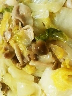 白菜と豚肉のあんかけ炒め-レシピのメイン写真