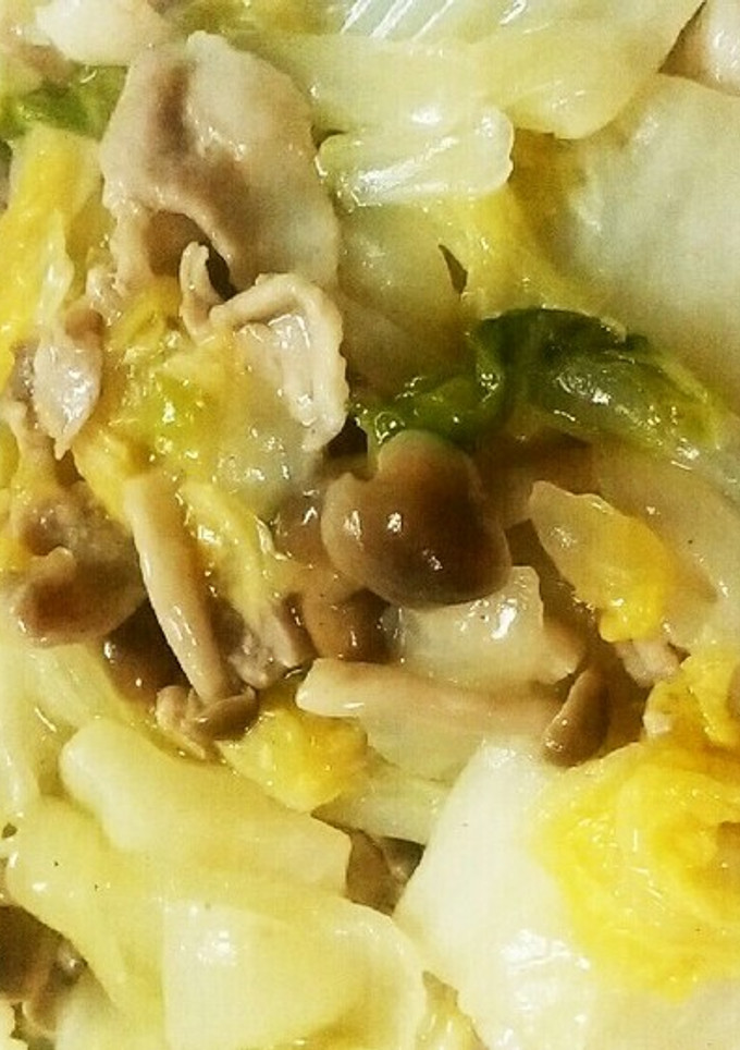 白菜と豚肉のあんかけ炒め-レシピのメイン写真