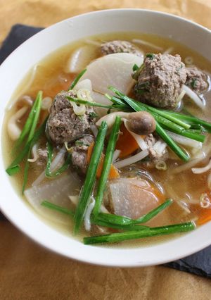 肉だしがっつり、食べるスープ！-レシピのメイン写真