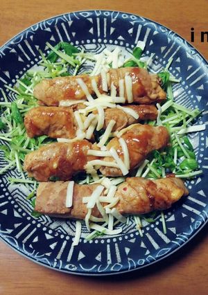 新食感！リンゴキムチーズの肉巻き！-レシピのメイン写真