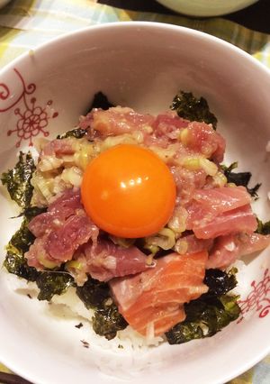 ふつう…？塩ダレで海鮮丼でしょ普通は！！-レシピのメイン写真