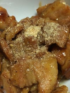 焼肉用豚バラで生姜焼き-レシピのメイン写真