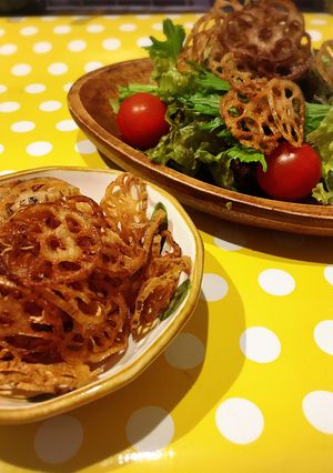 食べ始めたら止まらない！れんこんチップス-レシピのメイン写真