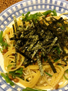 あごだしで和風納豆パスタ-レシピのメイン写真