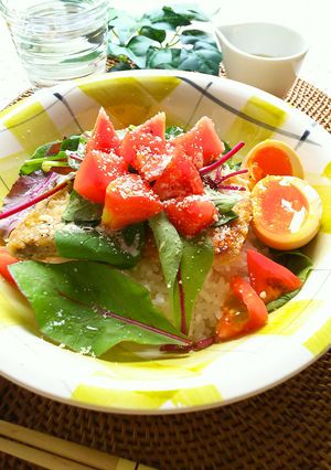 まかじきのサラダ丼-レシピのメイン写真