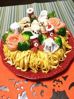 ハロウィンだよ〜モンブラン寿司-レシピのメイン写真