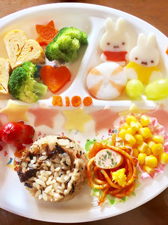 2歳バースデープレート-レシピのメイン写真