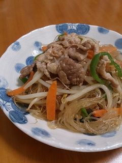 春雨と野菜の炒め物-レシピのメイン写真
