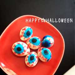 รูปของ ハロウィン☆うずら卵目玉