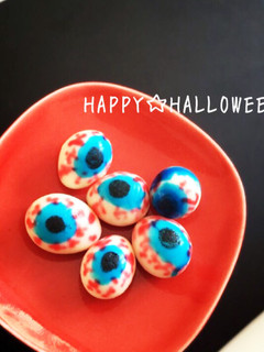 ハロウィン☆うずら卵目玉-レシピのメイン写真