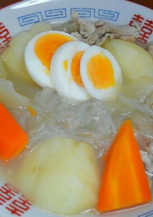 残り物からの具沢山春雨スープ-レシピのメイン写真