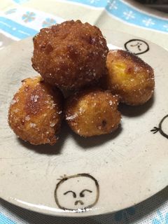 栗かぼちゃスープドーナツ-レシピのメイン写真