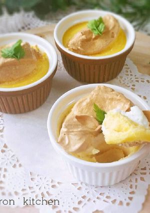 新食感♥ふわとろっメレンゲプリン-レシピのメイン写真