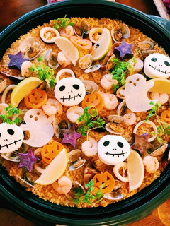 ハロウィンパエリア-レシピのメイン写真