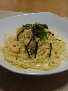 簡単♪早い♪めんたいクリームパスタ♪-レシピのメイン写真
