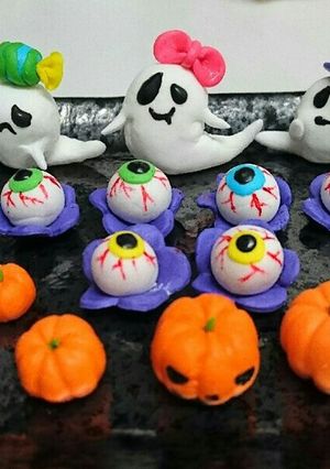 ハロウィンケーキに可愛い子達♡-レシピのメイン写真