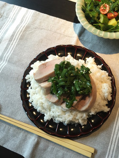 塩豚アレンジ!圧力鍋で絶品ネギ塩丼-レシピのメイン写真