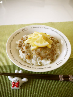 【美肌ダイエット】レモン酢de納豆ご飯♪-レシピのメイン写真