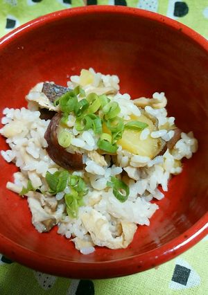 ダシが効いてる！さつまいもご飯☆-レシピのメイン写真