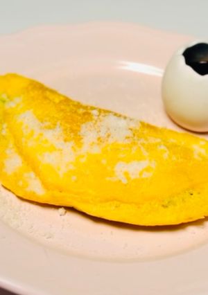 彼氏が作る「奇跡のお好み焼きスフレ」-レシピのメイン写真