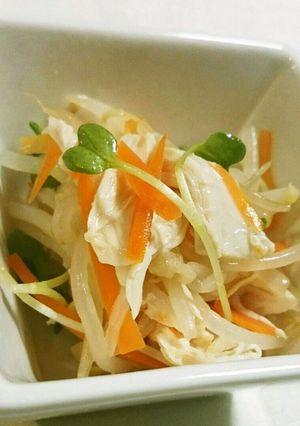ささみともやしの中華風サラダ-レシピのメイン写真