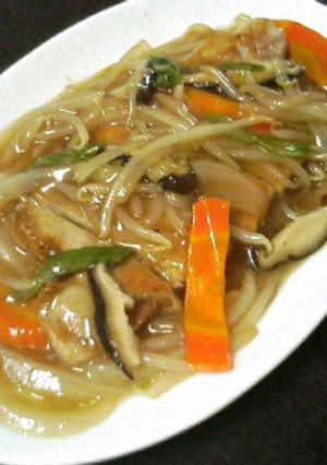 豚肉ソティの野菜あんかけ-レシピのメイン写真