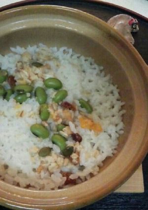 青豆がゆ(血管ダイエット食970)-レシピのメイン写真