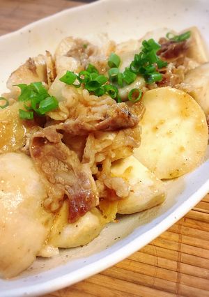生姜香る♡里芋と牛肉の炒め物-レシピのメイン写真