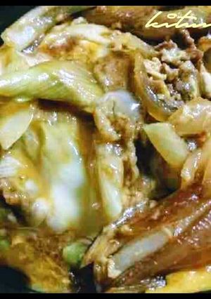 すき焼き残りは卵とじ❤丼、おかずに！❤-レシピのメイン写真