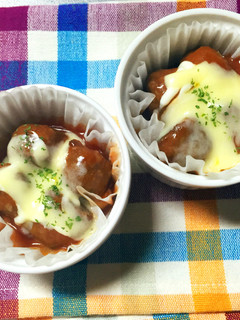 お弁当に♡簡単可愛いミートボールアレンジ-レシピのメイン写真