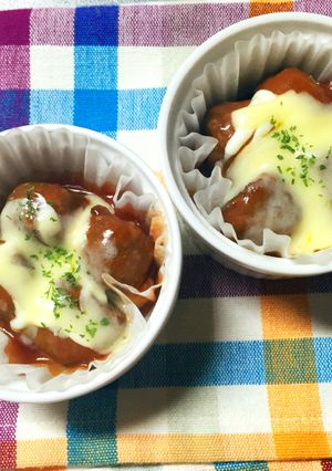 お弁当に♡簡単可愛いミートボールアレンジ-レシピのメイン写真