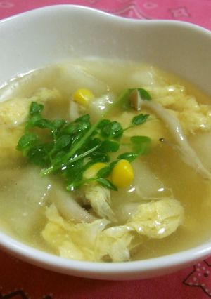 冬瓜のかき玉スープ-レシピのメイン写真