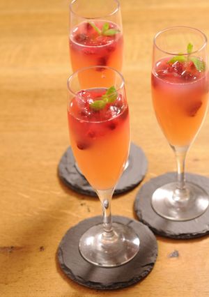 きび酢入りグラデドリンク-レシピのメイン写真