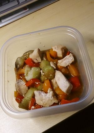 鶏むねと野菜の炒め南蛮-レシピのメイン写真