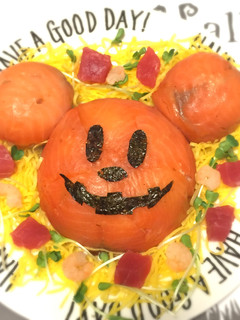 ハロウィン♡ミッキーちらし寿司-レシピのメイン写真