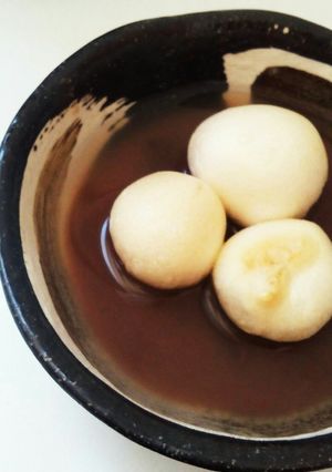 材料３つ☆お手軽すぎるもち麸のおしるこ-レシピのメイン写真