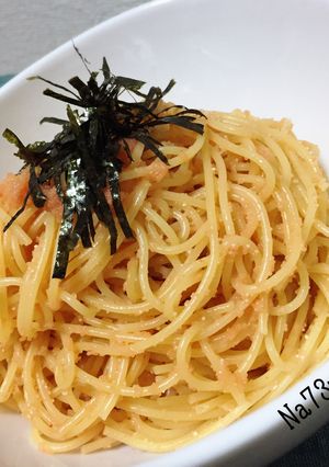 【簡単】たらこ(明太子)スパゲティ♫-レシピのメイン写真