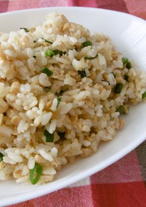 ダシダで納豆チャーハン-レシピのメイン写真