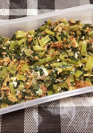 節約常備菜！大根の葉の卵とじ-レシピのメイン写真